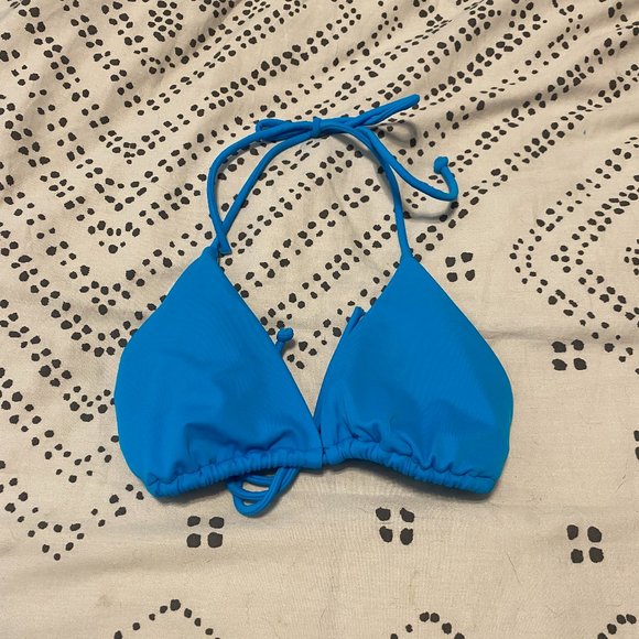 🦋 VS Bright Aqua Blue String Bikini Top 🦋 - Picture 2 of 2
